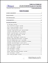 datasheet for W88111AF by Winbond Electronics