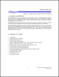 datasheet for W83195AR-We by Winbond Electronics