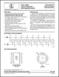 datasheet for IDT74FCT273AE by Integrated Device Technology, Inc.