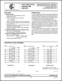 datasheet for IDT54FCT244DTQ by Integrated Device Technology, Inc.