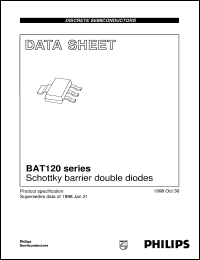datasheet for BAT120A by Philips Semiconductors