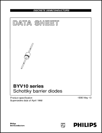 datasheet for BYV10-20 by Philips Semiconductors