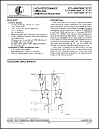 datasheet for IDT74821BTPY by Integrated Device Technology, Inc.