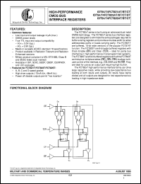 datasheet for IDT54821BTLB by Integrated Device Technology, Inc.
