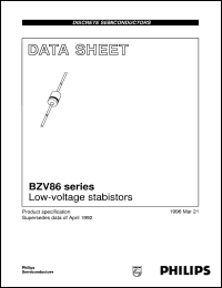 datasheet for BZV86-3V2 by Philips Semiconductors