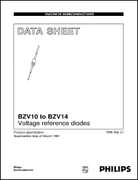 datasheet for BZV10 by Philips Semiconductors