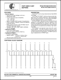 datasheet for IDT74FCT2827DTDB by Integrated Device Technology, Inc.