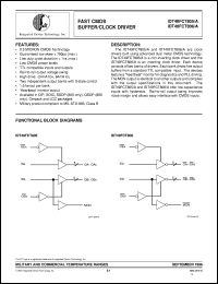 datasheet for IDT49FCT806AQB by Integrated Device Technology, Inc.