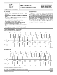 datasheet for IDT74FCT373ALB by Integrated Device Technology, Inc.