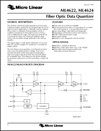 datasheet for ML4622CP by Micro Linear Corporation