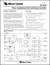 datasheet for ML4818CP by Micro Linear Corporation