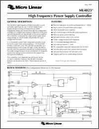 datasheet for ML4823CQ by Micro Linear Corporation