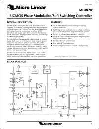 datasheet for ML4828IP by Micro Linear Corporation