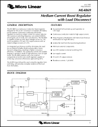 datasheet for ML4869ES-3 by Micro Linear Corporation