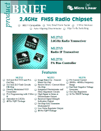 datasheet for ML2712 by Micro Linear Corporation