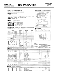 datasheet for 1DI200Z-120 by 