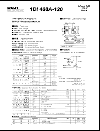 datasheet for 1DI400A-120 by 