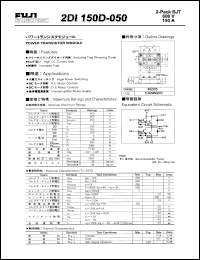 datasheet for 2DI150D-050 by 