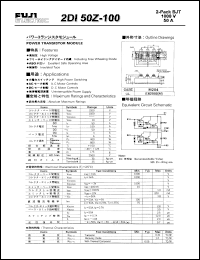 datasheet for 2DI50Z-100 by 