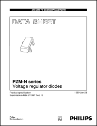 datasheet for PZM11NB by Philips Semiconductors