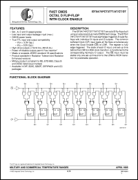 datasheet for IDT54FCT377DTQB by Integrated Device Technology, Inc.