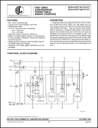 datasheet for IDT54FCT163ATDB by Integrated Device Technology, Inc.