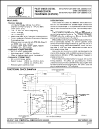 datasheet for IDT54FCT2652DTPGB by Integrated Device Technology, Inc.