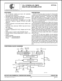 datasheet for IDT7210L30JB by Integrated Device Technology, Inc.