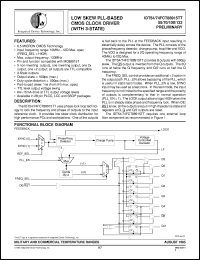 datasheet for IDT74FCT88915TT70L by Integrated Device Technology, Inc.