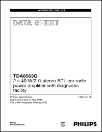 datasheet for TDA8563Q/N2/S10 by Philips Semiconductors