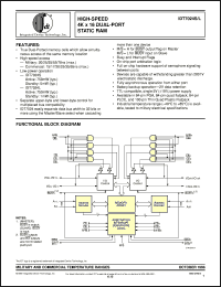 datasheet for IDT7024L70FB by Integrated Device Technology, Inc.