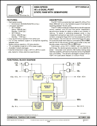 datasheet for IDT71342LA45PF by Integrated Device Technology, Inc.