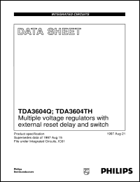 datasheet for TDA3604Q/N1 by Philips Semiconductors