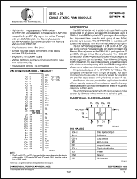 datasheet for IDT7MP4045S20Z by Integrated Device Technology, Inc.