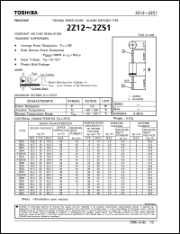 datasheet for 2Z16A by Toshiba