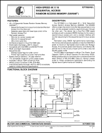 datasheet for IDT70824S25PF by Integrated Device Technology, Inc.