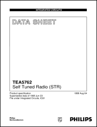 datasheet for TEA5762 by Philips Semiconductors