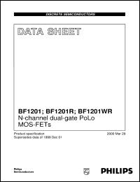 datasheet for BF1201R by Philips Semiconductors