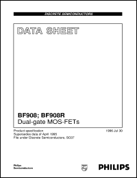 datasheet for BF908 by Philips Semiconductors