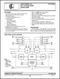 datasheet for IDT70V25S55PF by Integrated Device Technology, Inc.