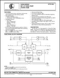 datasheet for IDT7015S35PFB by Integrated Device Technology, Inc.