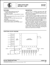 datasheet for IDT7187L35L22B by Integrated Device Technology, Inc.