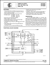 datasheet for IDT723641L20PQF by Integrated Device Technology, Inc.