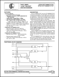 datasheet for IDT54FCT162260CTEB by Integrated Device Technology, Inc.