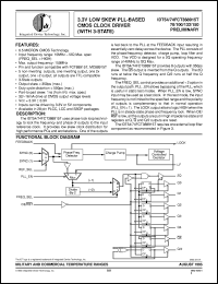 datasheet for IDT74FCT388915T150LB by Integrated Device Technology, Inc.