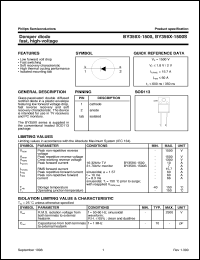 datasheet for BY359X-1500 by Philips Semiconductors