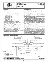 datasheet for IDT7142LA55JB by Integrated Device Technology, Inc.