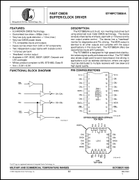 datasheet for IDT49FCT3805AQB by Integrated Device Technology, Inc.