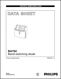 datasheet for BA792 by Philips Semiconductors