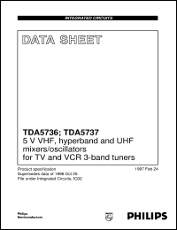 datasheet for TDA5736T/C1/M1 by Philips Semiconductors